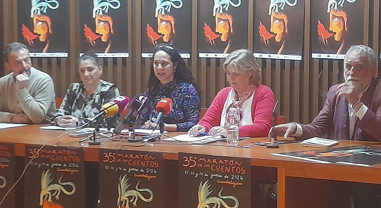 El 35º Maratón de los Cuentos encenderá Guadalajara con 46 horas ininterrumpidas y la esperada Casa del Cuento