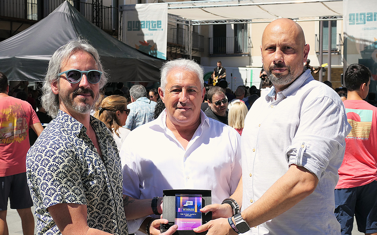 El Festival Gigante traslada a la concejalía de Seguridad el reconocimiento como festival más seguro de España en 2025