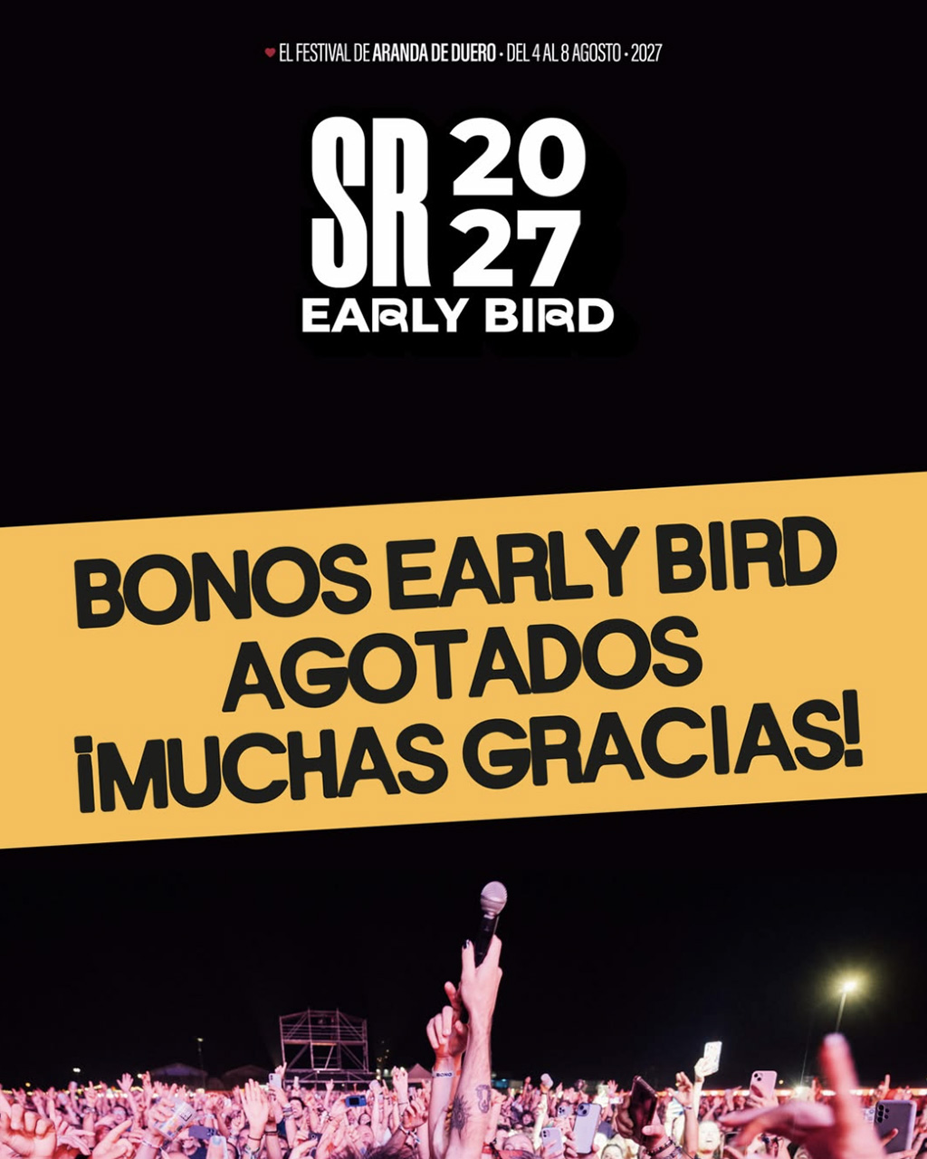 Sonorama Ribera agota en cinco minutos los 5.000 bonos para la histórica edición de su 30 aniversario